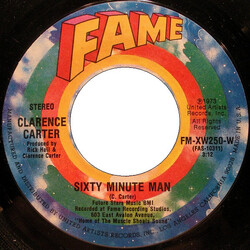 Clarence Carter Sixty Minute Man / Mother-In-Law USED VINYL 7INCH 45 RPM SINGLE STYRENE STEREO