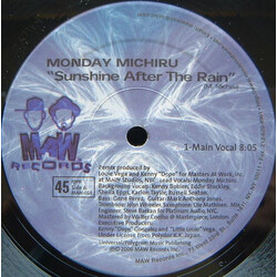 Monday Michiru Sunshine After The Rain USED VINYL 12INCH 45 RPM