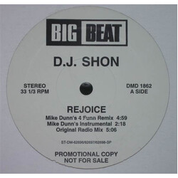Ten City / DJ Shon Rejoice USED VINYL 12INCH 33 S RPM PROMO