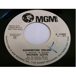 Michael Lloyd Summertime Feeling USED VINYL 7INCH 45 RPM PROMO