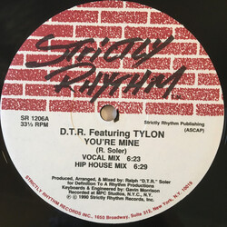 DTR / Tylon Washington You're Mine USED VINYL 12INCH 33 S RPM