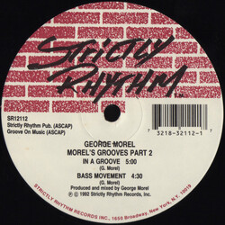 George Morel Morel's Grooves Part 2 USED VINYL 12INCH 33 S RPM