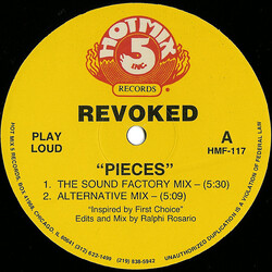 Revoked Pieces USED VINYL 12INCH 33 S RPM