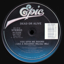Dead Or Alive You Spin Me Round (Like A Record) (Murder Mix) USED VINYL 12INCH 33 S RPM