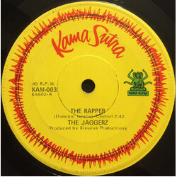 The Jaggerz The Rapper USED VINYL 7INCH 45 RPM SINGLE