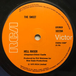The Sweet Hell Raiser USED VINYL 7INCH 45 RPM SINGLE STEREO