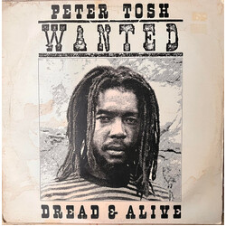 Peter Tosh Wanted Dread & Alive Vinyl LP USED