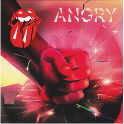 The Rolling Stones Angry USED VINYL 7INCH 45 RPM SINGLE SIDED SINGLE ETCHED STEREO