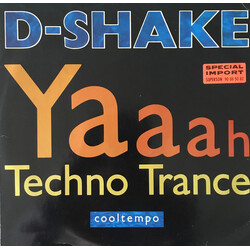 D-Shake Yaaah / Techno Trance USED VINYL 12INCH SINGLE 45 RPM