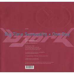 Bjork Big Time Sensuality " One Day USED VINYL 12INCH 45 RPM