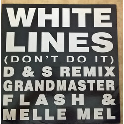 Grandmaster Flash & Melle Mel / Serge Ramaekers & Dominic Sas White Lines (Don't Do It) / Hey Hey USED VINYL 12INCH 45 RPM MAXI-SINGLE STEREO