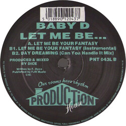 Baby D Let Me Be... USED VINYL 12INCH 45 RPM