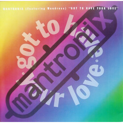 Mantronix / Wondress Hutchinson Got To Have Your Love USED VINYL 12INCH 45 RPM SINGLE STEREO