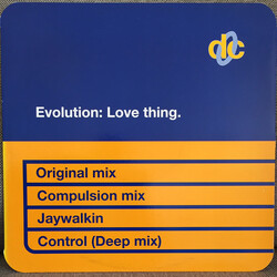 Evolution Love Thing USED VINYL 12INCH 33 S RPM SINGLE