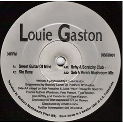 Louis Gaston Sweet Guitar Of Mine / Sto Bene USED VINYL 12INCH 33 S RPM