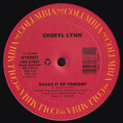 Cheryl Lynn Shake It Up Tonight / Star Love USED VINYL 12INCH 33 S RPM