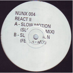 React II Slow Motion USED VINYL 12INCH WHITE LABEL 45 RPM