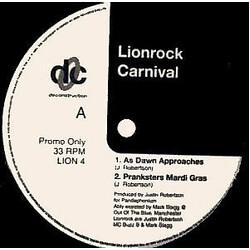 Lionrock Carnival USED VINYL 12INCH SINGLE PROMO