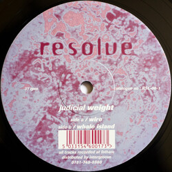 Judicial Weight Wire USED VINYL 12INCH 33 S RPM