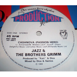 Jazz & The Brothers Grimm Casanova (Passion Hero) USED VINYL 12INCH 45 RPM