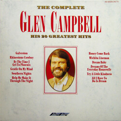 Glen Campbell The Complete Glen Campbell - His 20 Greatest Hits Vinyl LP USED