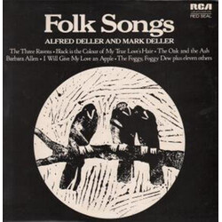 Alfred Deller / Mark Deller Folk Songs Vinyl LP USED