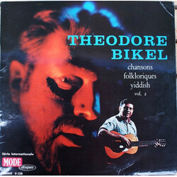 Theodore Bikel Chansons Folkloriques Yiddish Vol. 2 Vinyl LP USED