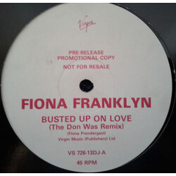 Fiona Franklyn Busted Up On Love (The Don Was Remix) USED VINYL 12INCH PROMO 45 RPM
