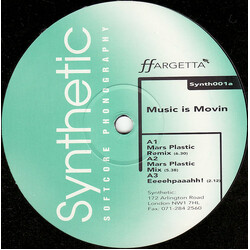 Fargetta Music Is Movin USED VINYL 12INCH 33 S RPM