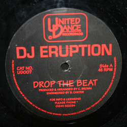 Eruption Drop The Beat / Easy Bass USED VINYL 12INCH 45 RPM