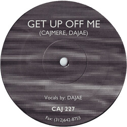 Cajmere / Dajaé Get Up Off Me USED VINYL 12INCH 33 S RPM