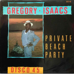 Gregory Isaacs Private Beach Party USED VINYL 12INCH 45 RPM
