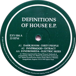 Various Definitions Of House EP USED VINYL 12INCH EP