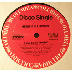 Herbie Hancock Tell Everybody USED VINYL 12INCH 33 S RPM STEREO