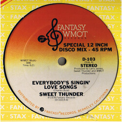Sweet Thunder Everybody's Singin' Love Songs USED VINYL 12INCH 45 RPM