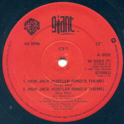 Ice-T New Jack Hustler (Nino's Theme) / Lifestyles Of The Rich And Infamous USED VINYL 12INCH 45 RPM