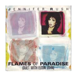 Jennifer Rush / Elton John Flames Of Paradise USED VINYL 12INCH 45 RPM