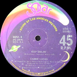 Carrie Lucas Keep Smilin' USED VINYL 12INCH
