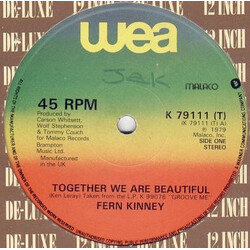 Fern Kinney Together We Are Beautiful / Baby Let Me Kiss You USED VINYL 12INCH