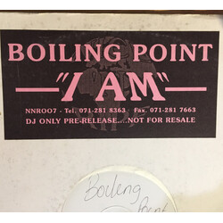 Boiling Point I Am USED VINYL 12INCH 33 S RPM PROMO WHITE LABEL