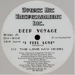 Deep Voyage I Feel Love USED VINYL 12INCH 33 S RPM