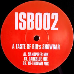 Serious Danger A Taste Of Rio's Showbar USED VINYL 12INCH 33 S RPM 45 RPM