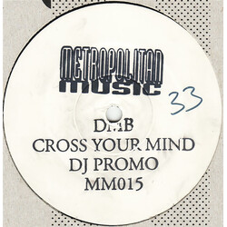 D.M.B. Cross Your Mind USED VINYL 12INCH WHITE LABEL PROMO 33 S RPM