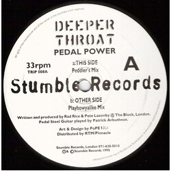 Deeper Throat Pedal Power USED VINYL 12INCH 33 S RPM