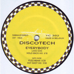 Discotech Everybody USED VINYL 12INCH 33 S RPM MAXI-SINGLE