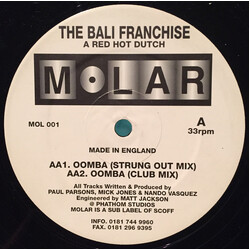 The Bali Franchise A Red Hot Dutch USED VINYL 12INCH