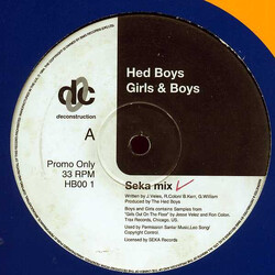 Hed Boys Girls & Boys USED VINYL 12INCH 33 S RPM PROMO