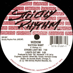 Wizdom Watcha Want / Sofie Bloo USED VINYL 12INCH 33 S RPM