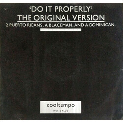 2 Puerto Ricans, A Blackman And A Dominican Do It Properly USED VINYL 12INCH 45 RPM