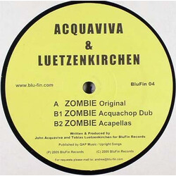 John Acquaviva & Tobias Lützenkirchen Zombie USED VINYL 12INCH 45 RPM